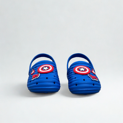 Captain America Clogs - Blue