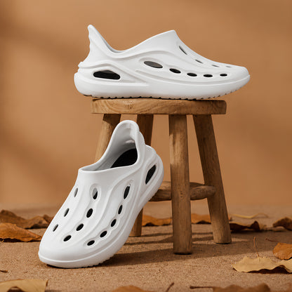 Breathable Dragon Clogs - White