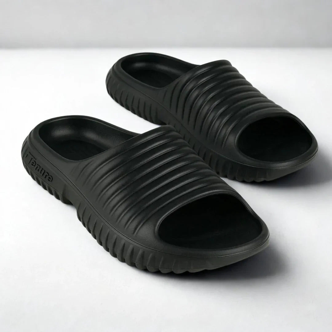 Moko Slides - 502 Black - Heeluxe.pk